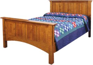 Quarter-Sawn Arts and Crafts Bed