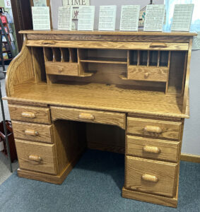 Rolltop Oak Desk