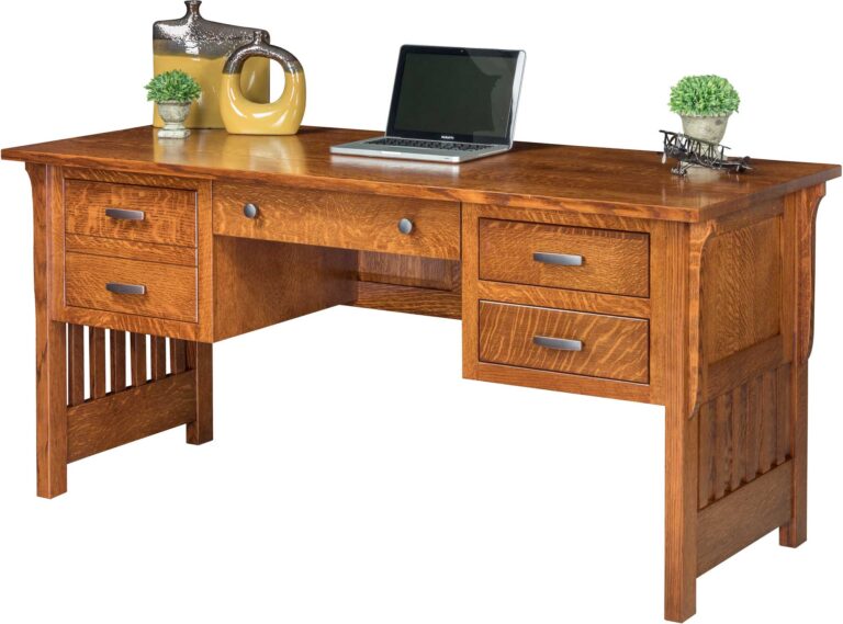 Boston Style Open Desk with Décor