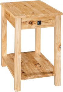 Rustic Hickory Carsey End Table