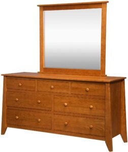 Cherry Berwick Dresser and Mirror